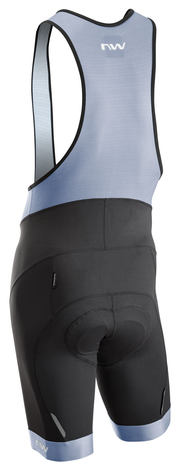 ACTIVE EVO BIBSHORT - BLACK/ICE GREY