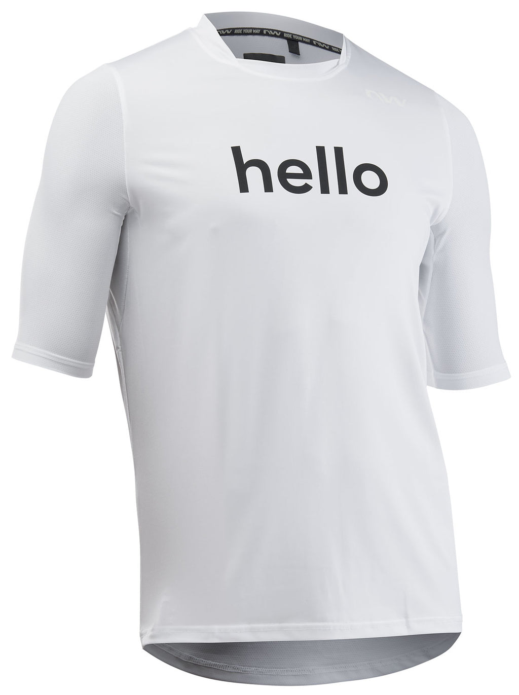 BOMB HELLO GOODBYE JERSEY LONG SLEEVE - WHITE