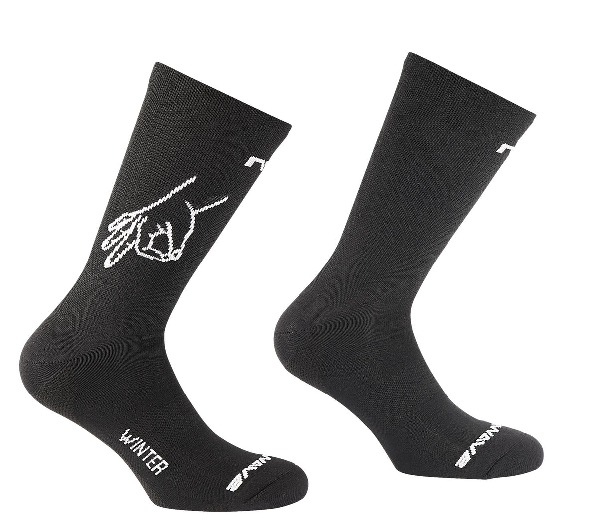 SIGN SOCK - BLACK
