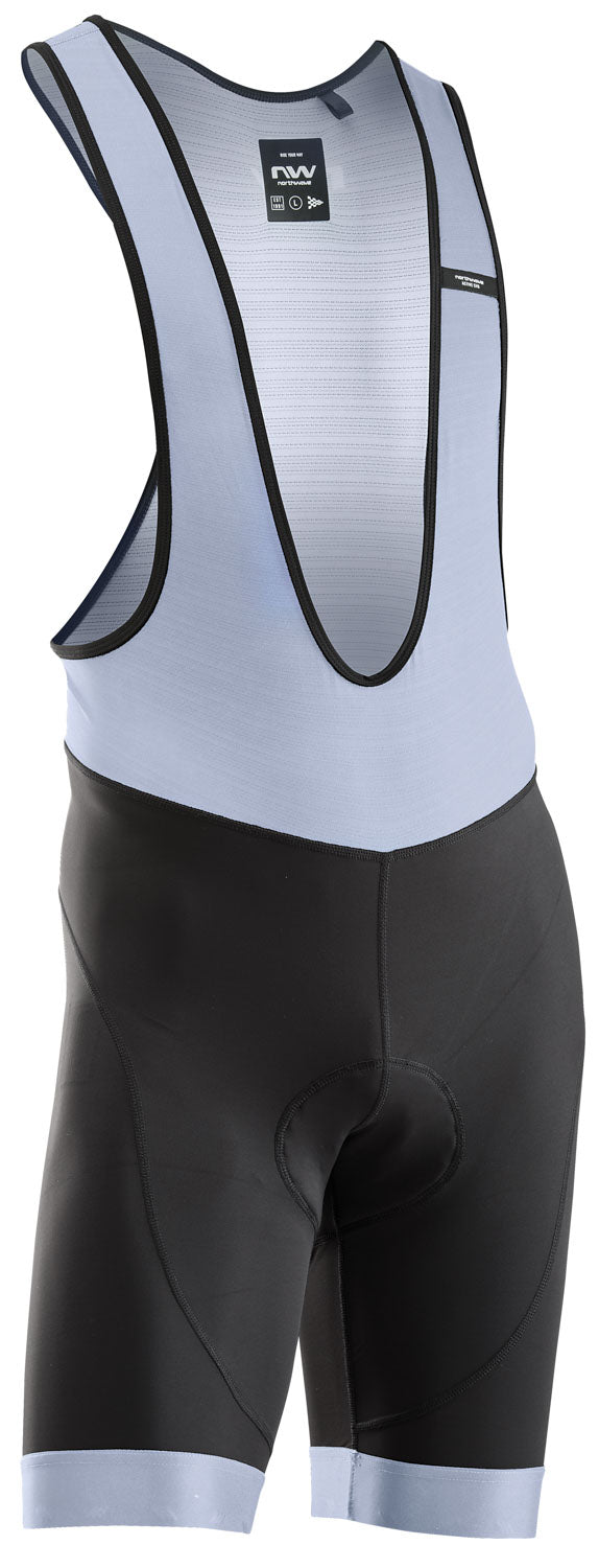 ACTIVE EVO BIBSHORT - BLACK/ICE GREY