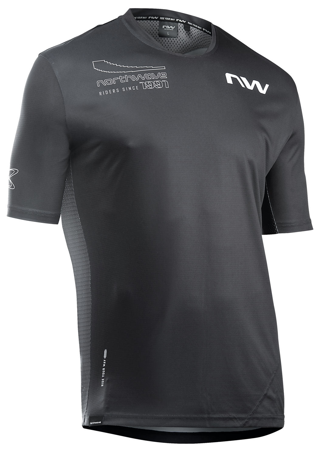 EDGE 2 JERSEY SHORT SLEEVE - BLACK/SAND