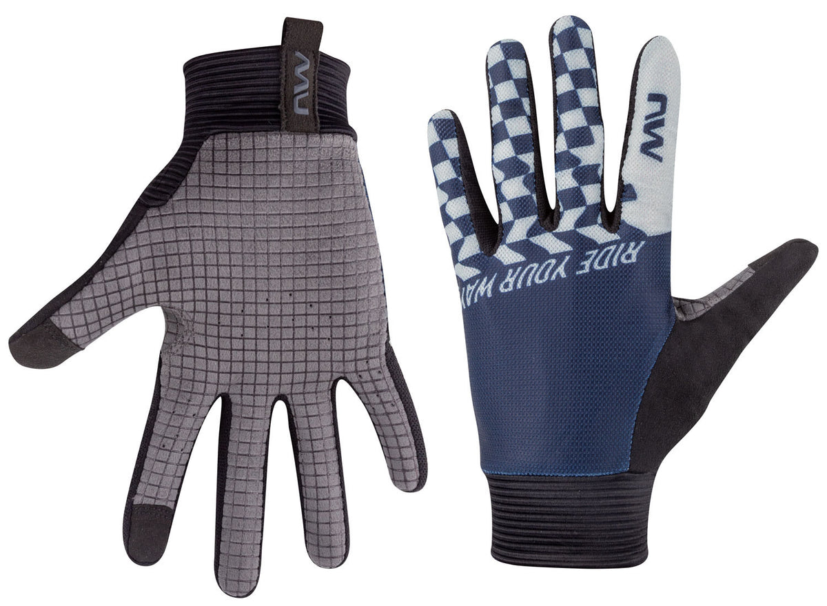 AIR LF FULL FINGER GLOVE - DEEP BLUE/LIGHT GREY