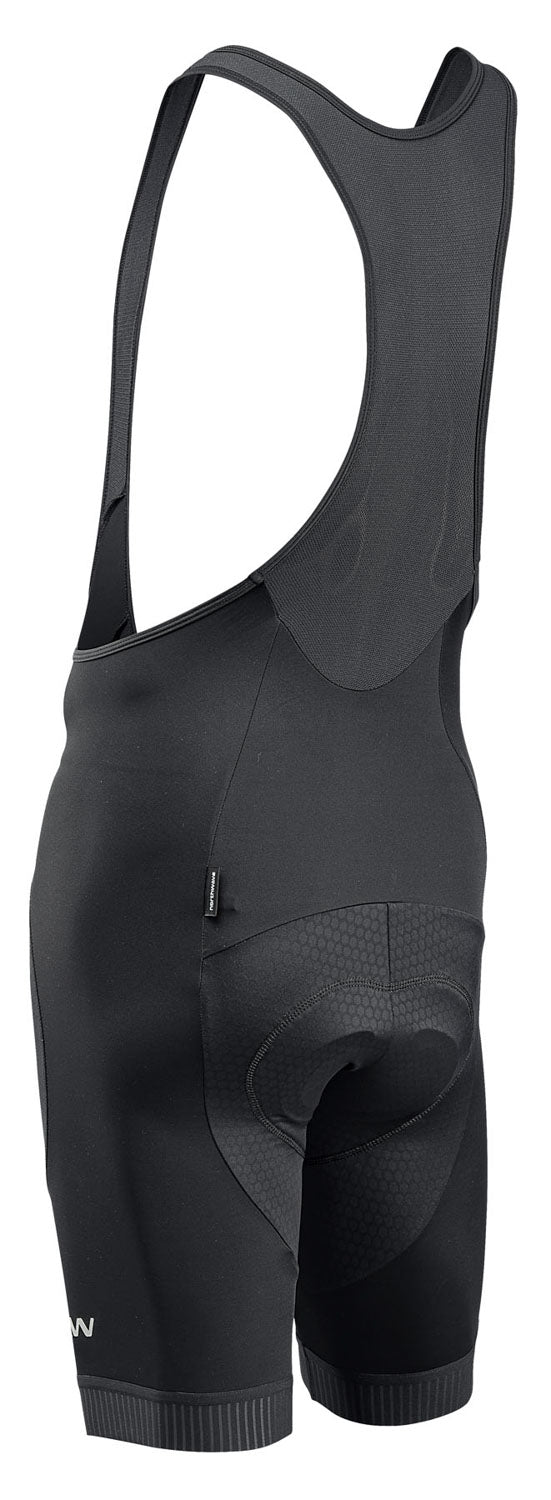 ACTIVE BIBSHORT-GEL - BLACK