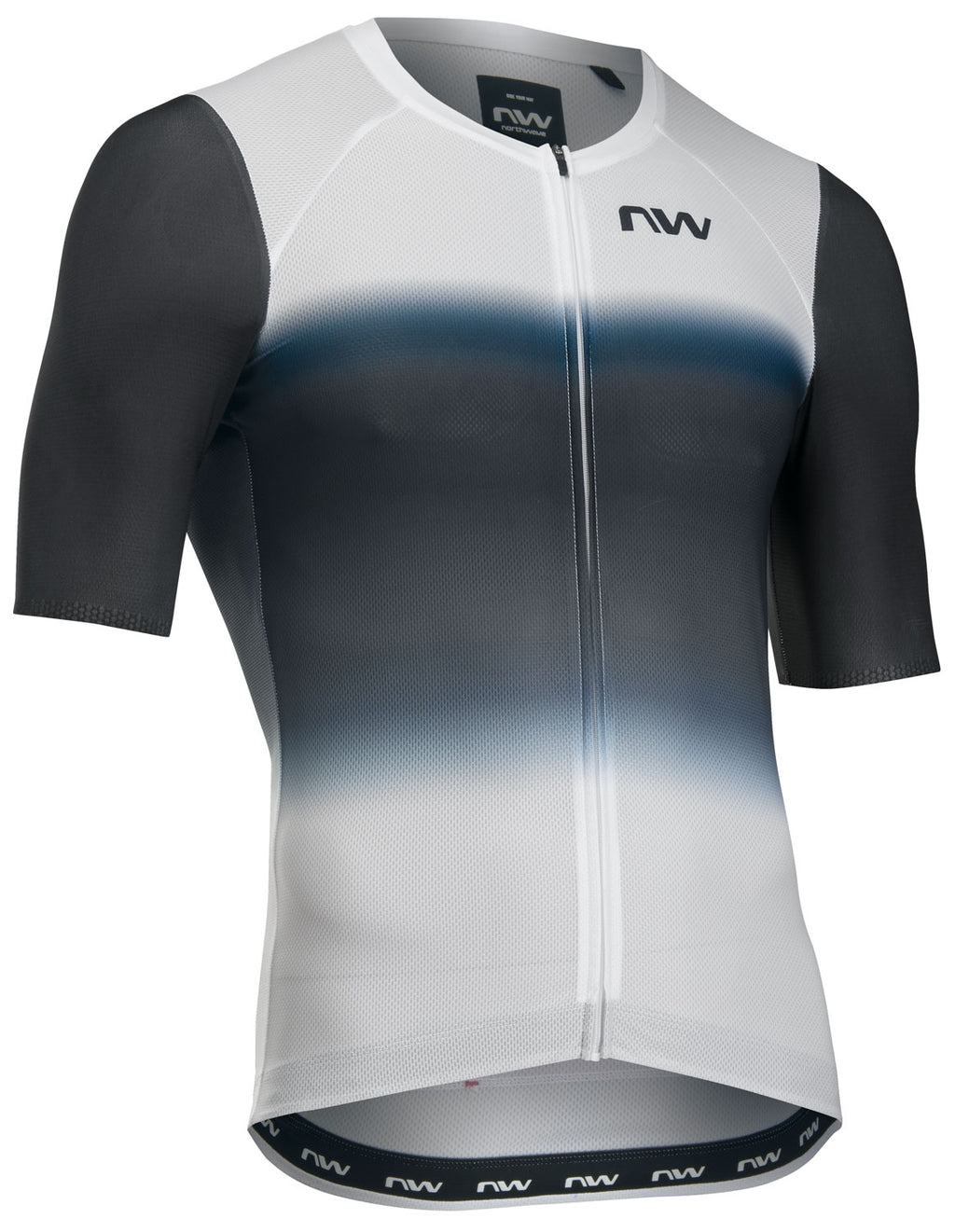 BLADE AIR JERSEY SHORT SLEEVE - WHITE/BLACK