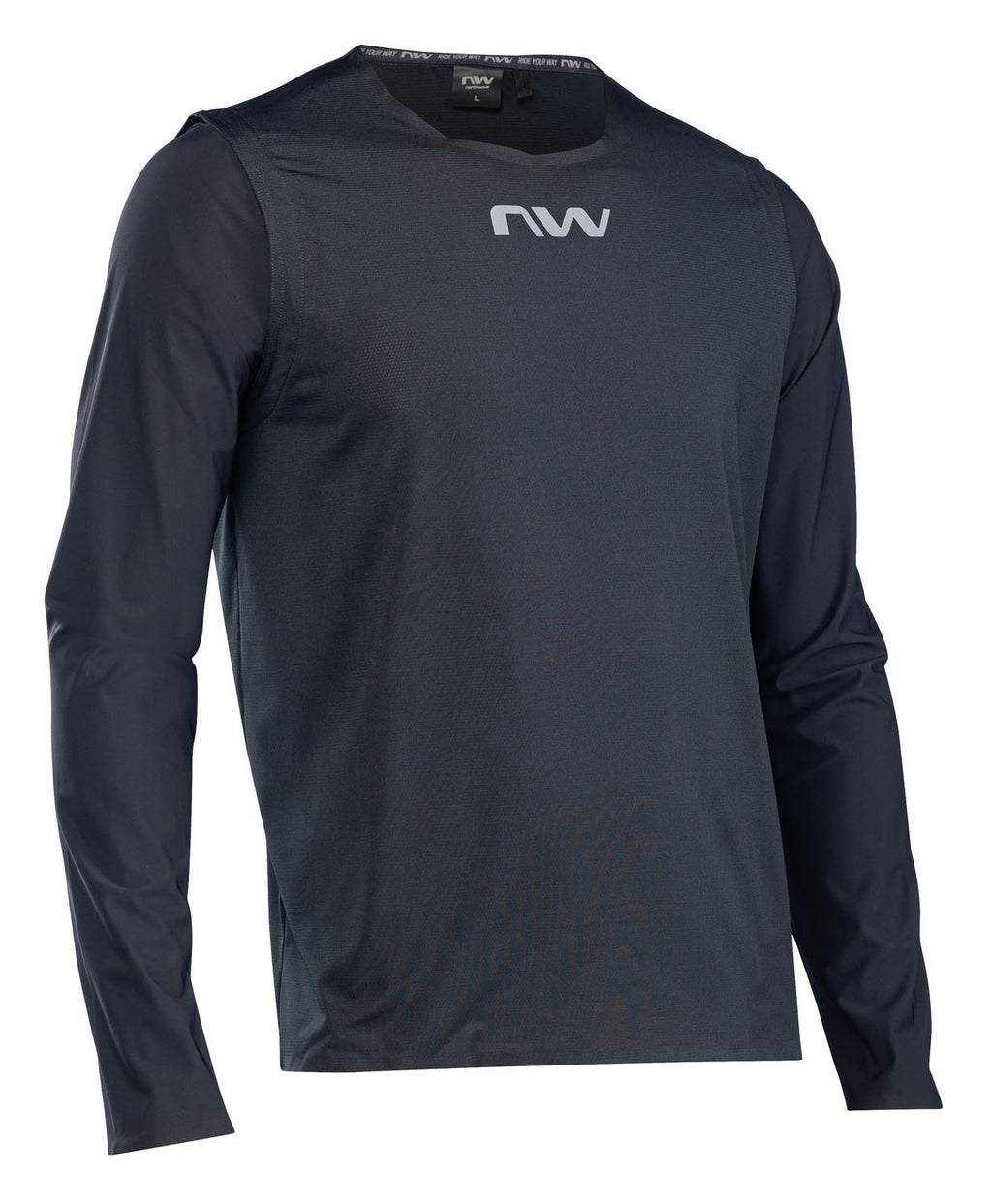 CREW PRO LONG SLEEVE JERSEY - BLACK