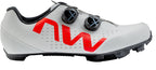 REBEL 3 - LIGHT GREY/RED FLUO