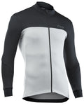 FORCE 2 JERSEY LS FULL ZIP - LIGHT GREY/BLACK