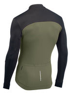 FORCE 2 JERSEY LS FULL ZIP - BLACK/FOREST GREEN