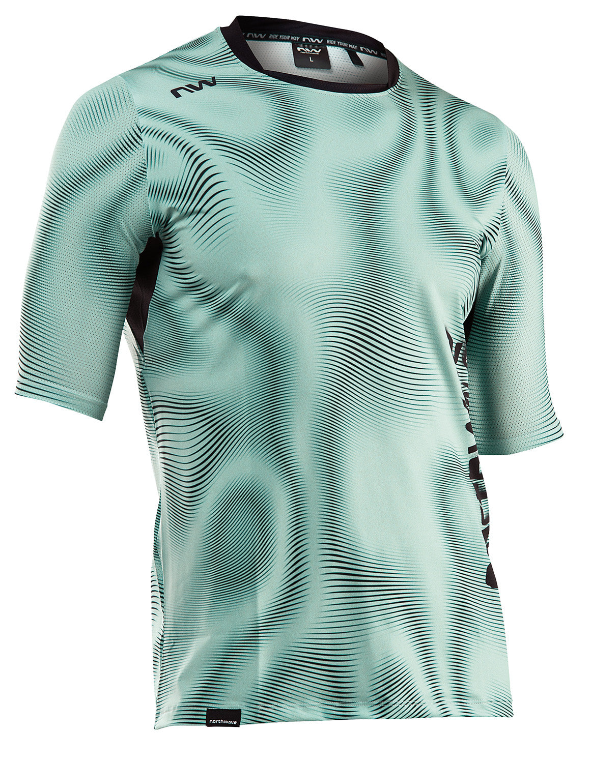 BOMB DOPPLER JERSEY SHORT SLEEVE - BLUE SURF/BLACK