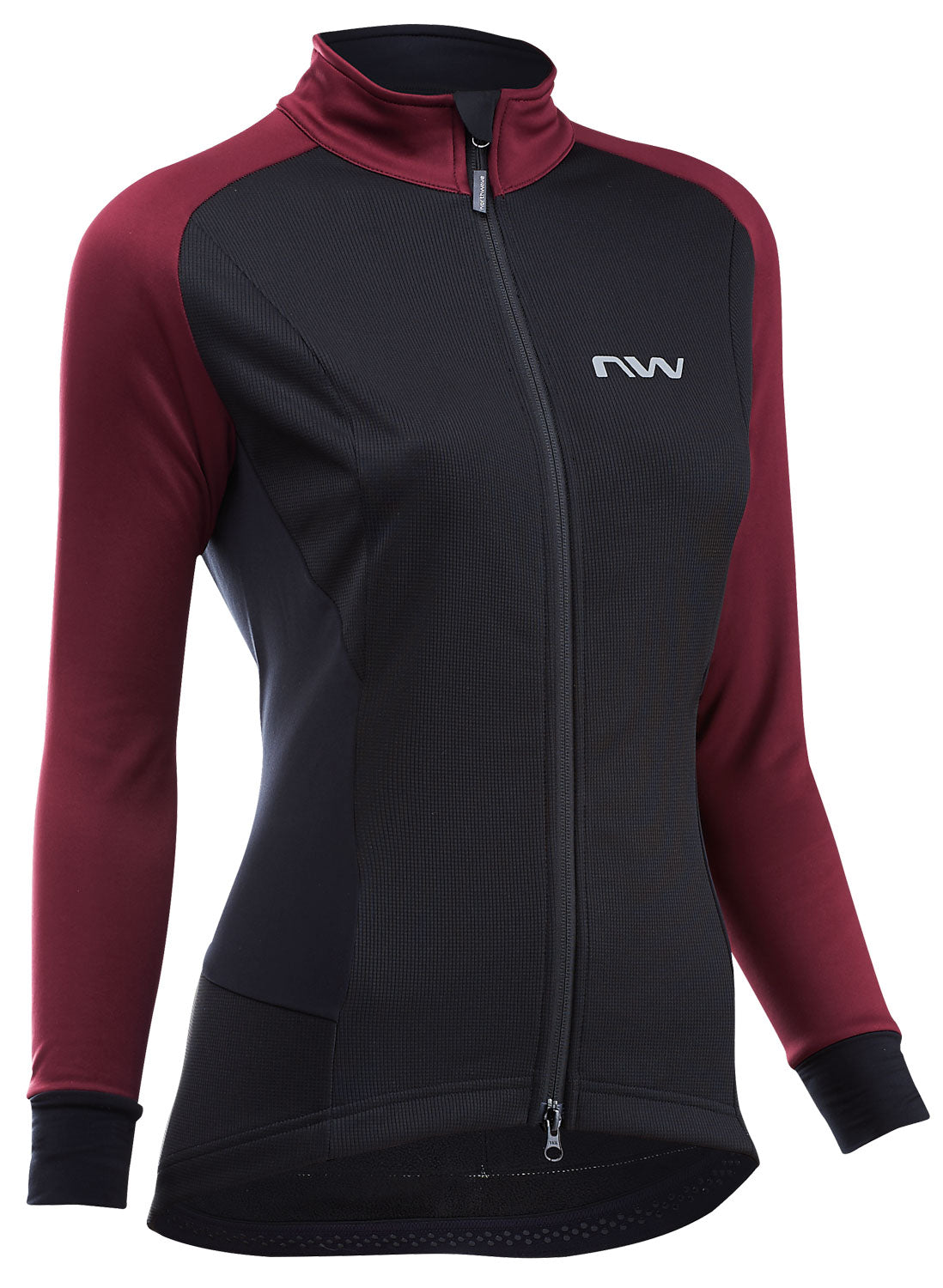RELOAD WMN JACKET SP - RED CABERNET/BLACK