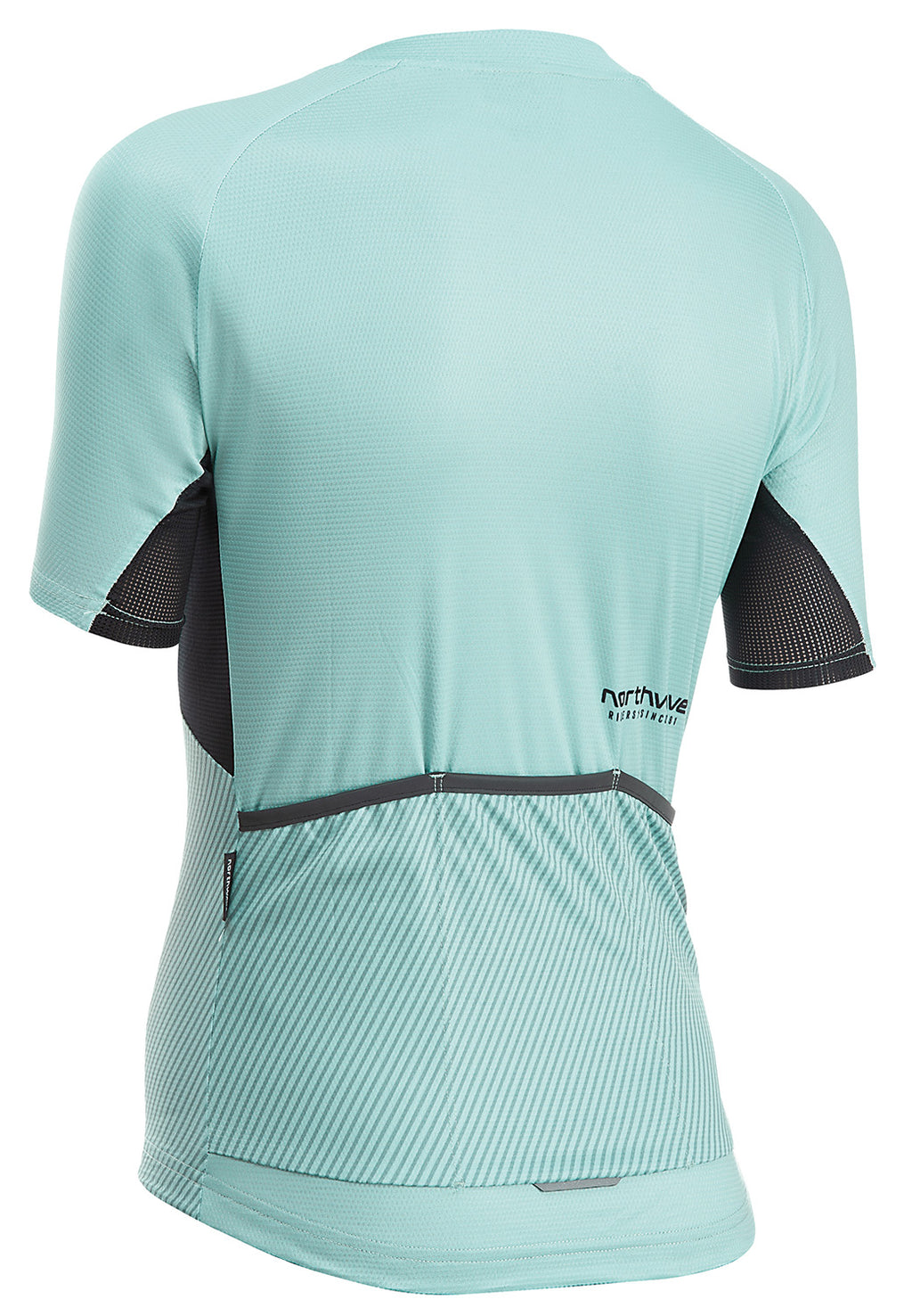 FORCE EVO WOMAN JERSEY SHORT SLEEVE - BLUE SURF