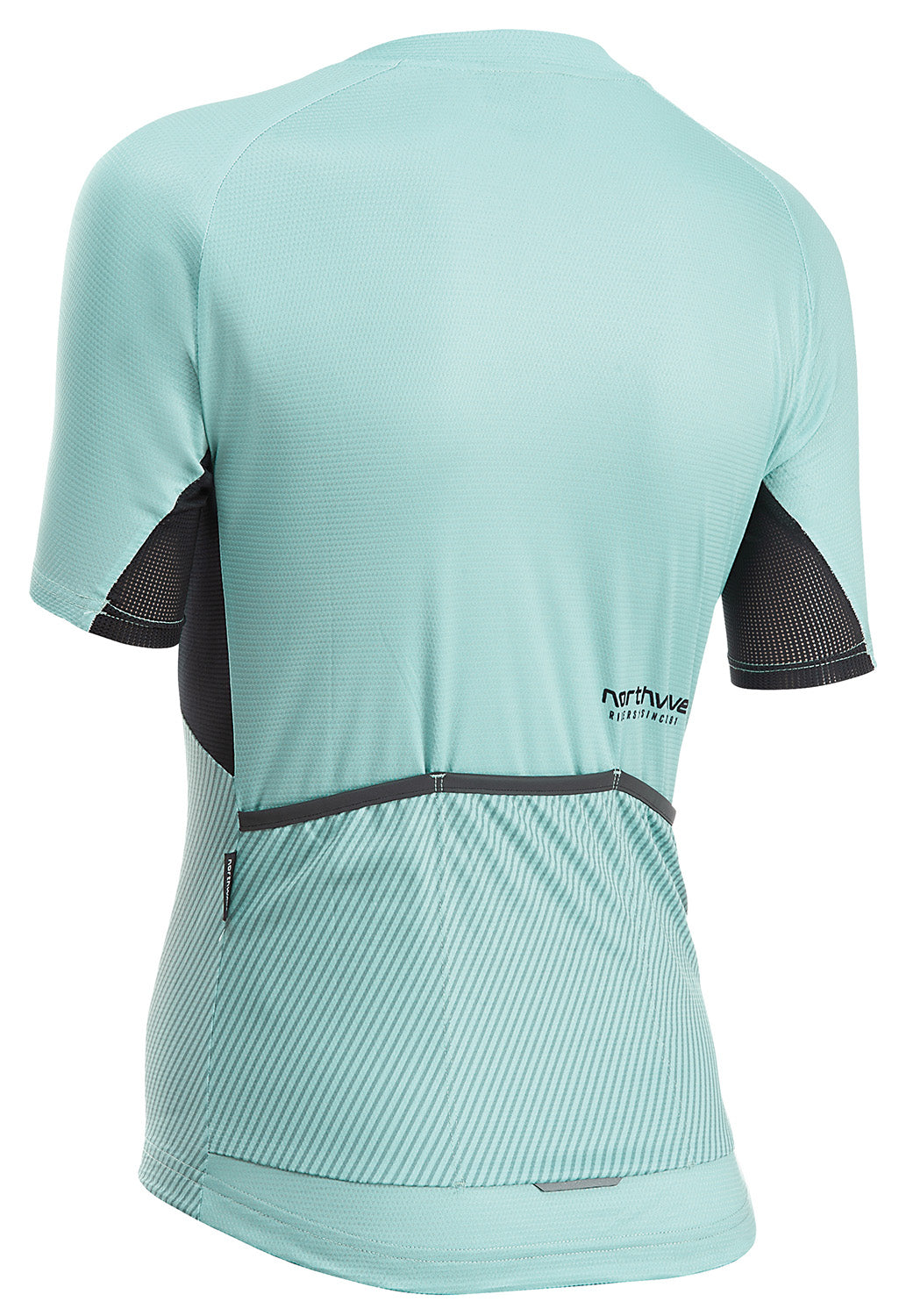 FORCE EVO WOMAN JERSEY SHORT SLEEVE - BLUE SURF