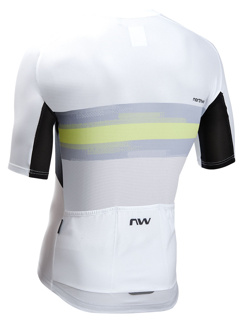 FORCE EVO JERSEY SHORT SLEEVE - WHITE/MATCHA