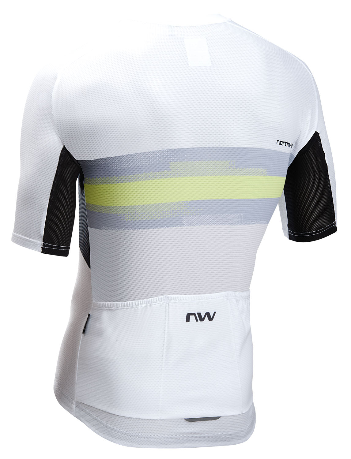FORCE EVO JERSEY SHORT SLEEVE - WHITE/MATCHA