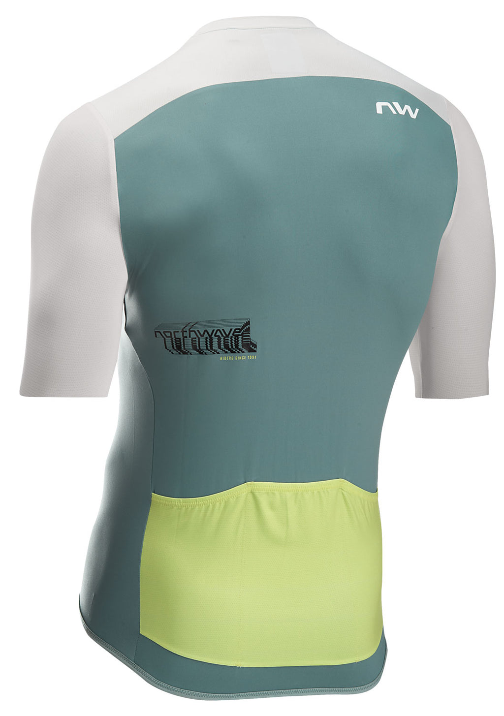 ESSENCE EVO JERSEY SHORT SLEEVE - SAGE/LIGHT GREY