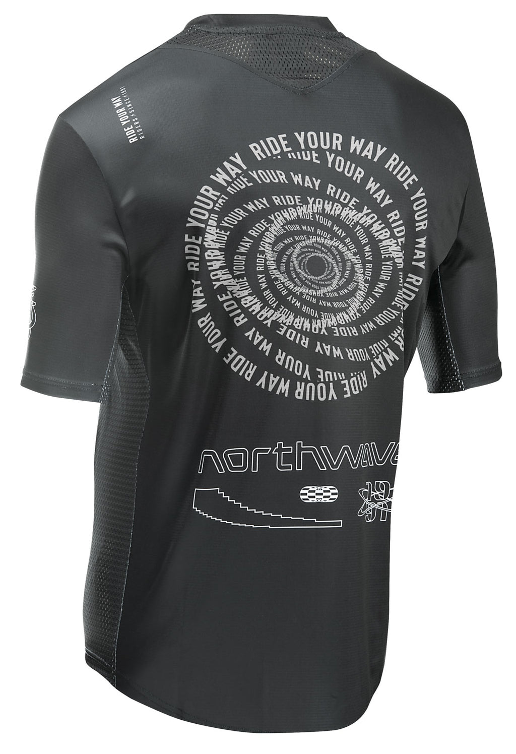 EDGE 2 JERSEY SHORT SLEEVE - BLACK/SAND