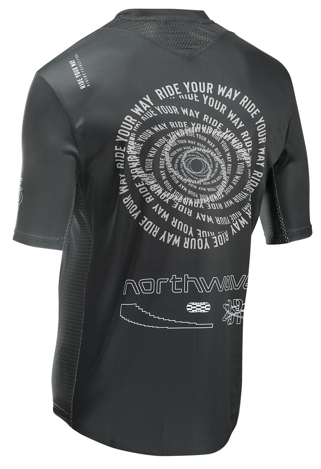EDGE 2 JERSEY SHORT SLEEVE - BLACK/SAND