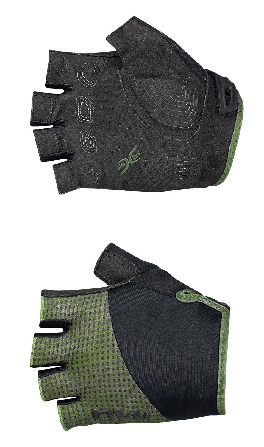 FAST SHORT FINGER GLOVE - FOREST GREEN/BLACK