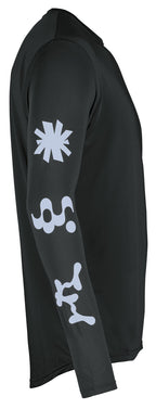 XTRAIL JERSEY LONG SLEEVE - BLACK/ICE GREY