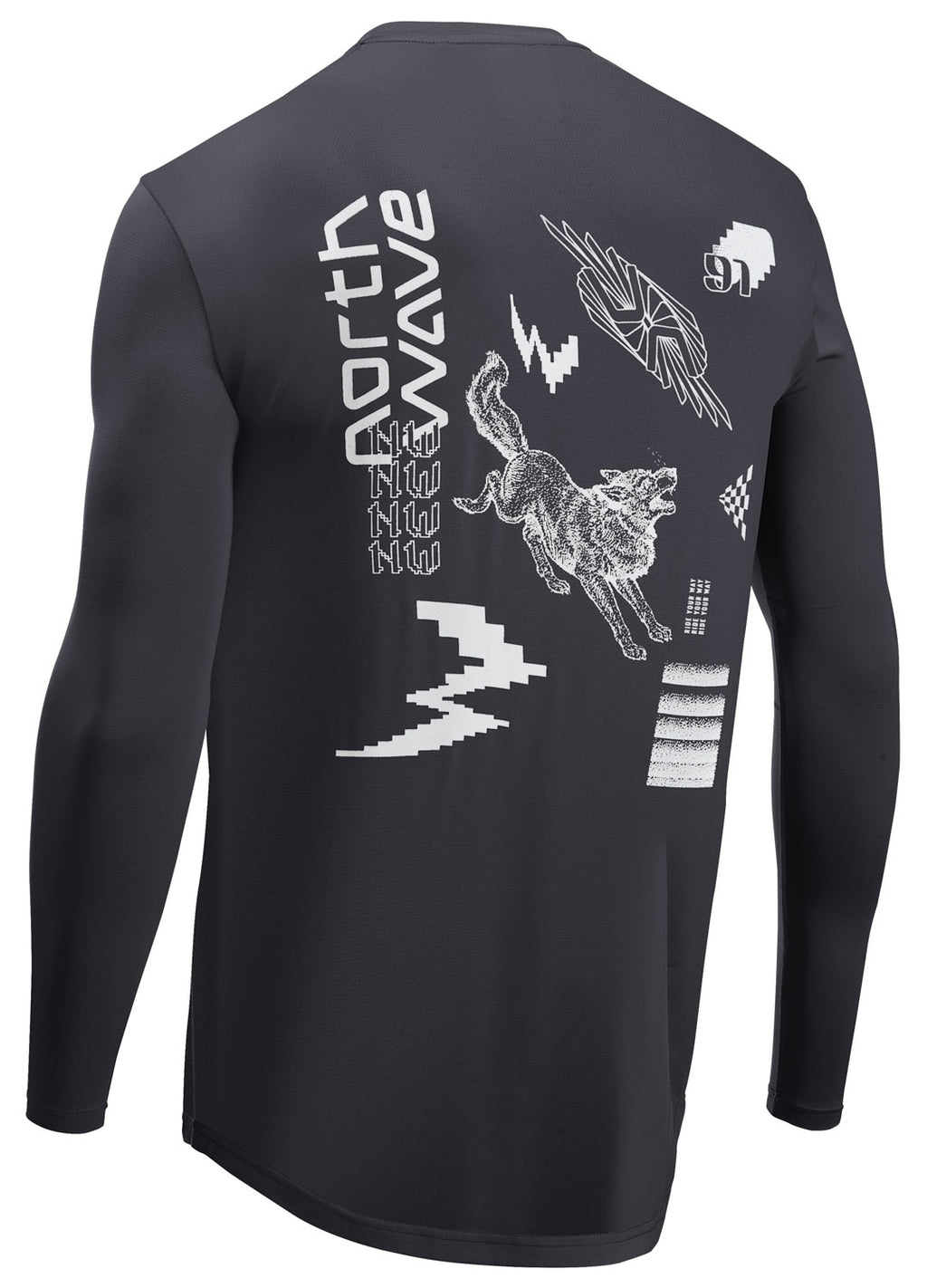 XTRAIL JERSEY LONG SLEEVE - BLACK