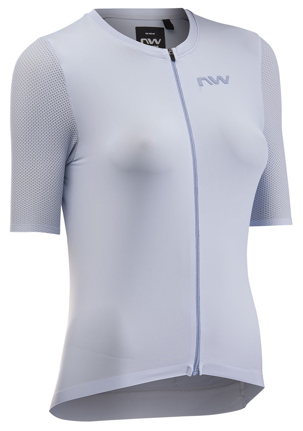 EXTREME WOMAN JERSEY SHORT SLEEVE - ICE GREY