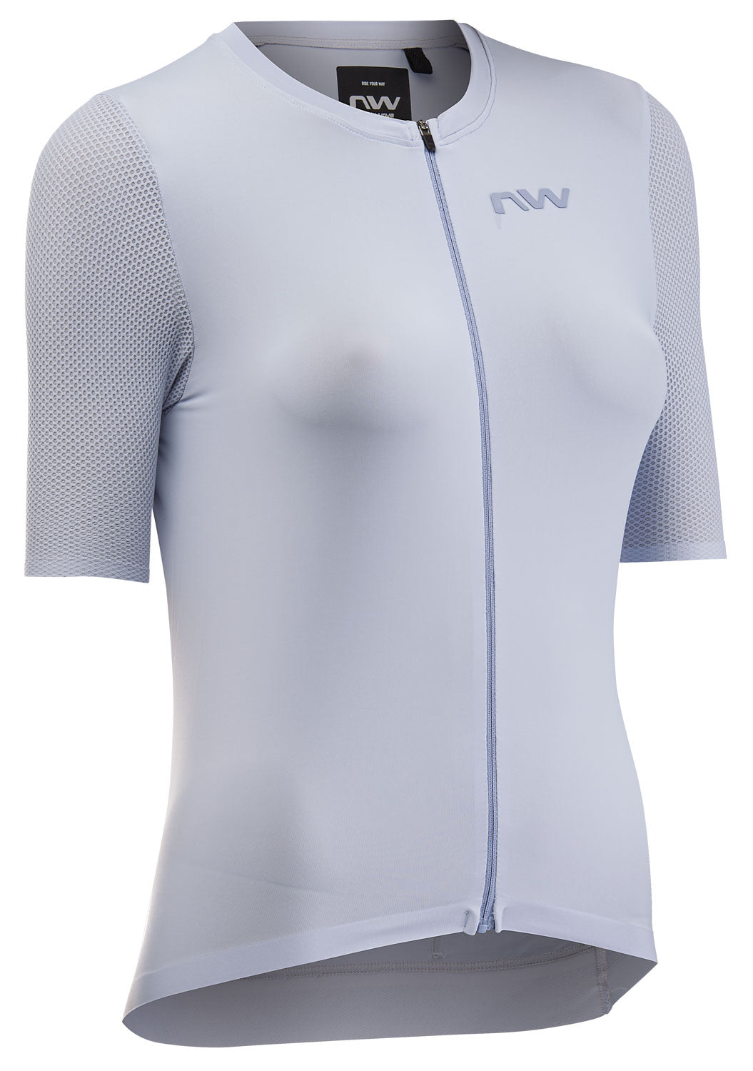 EXTREME WOMAN JERSEY SHORT SLEEVE - ICE GREY