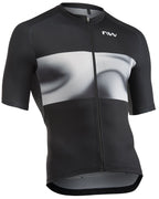 FORCE EVO JERSEY SHORT SLEEVE - BLACK/LIGHT GREY