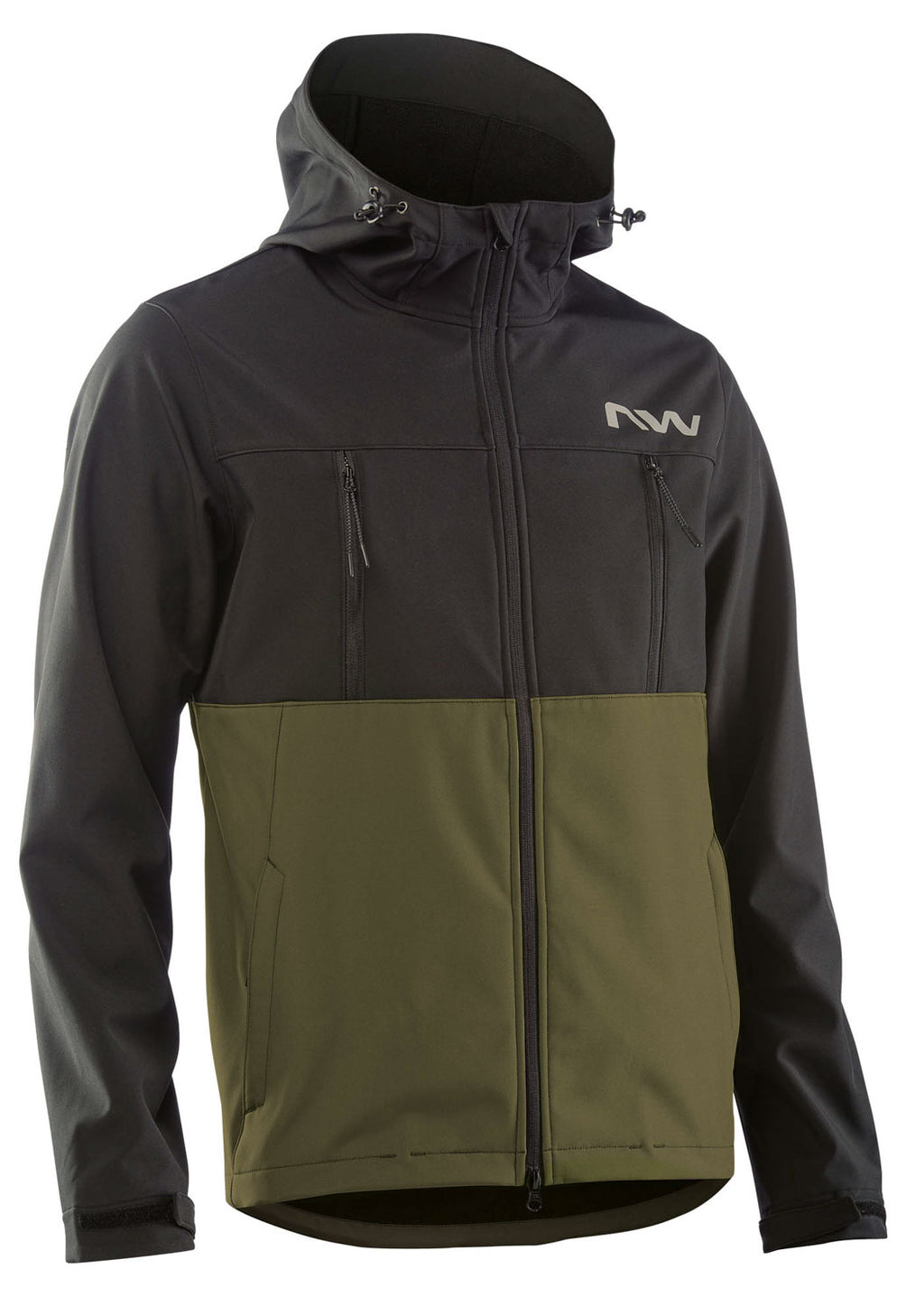 EASY OUT SOFTSHELL JACKET - FOREST GREEN/BLACK