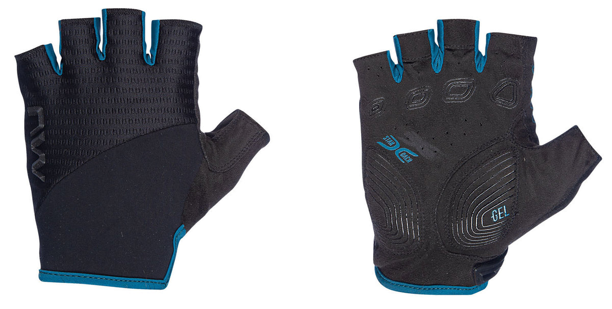 FAST WOMAN SHORT FINGER GLOVE - BLACK/BLUE