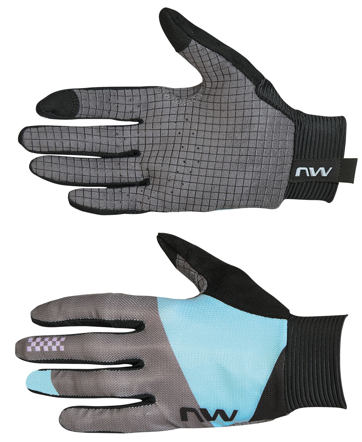 AIR LF W FULL FINGER GLOVE - SAND/BLUE SURF