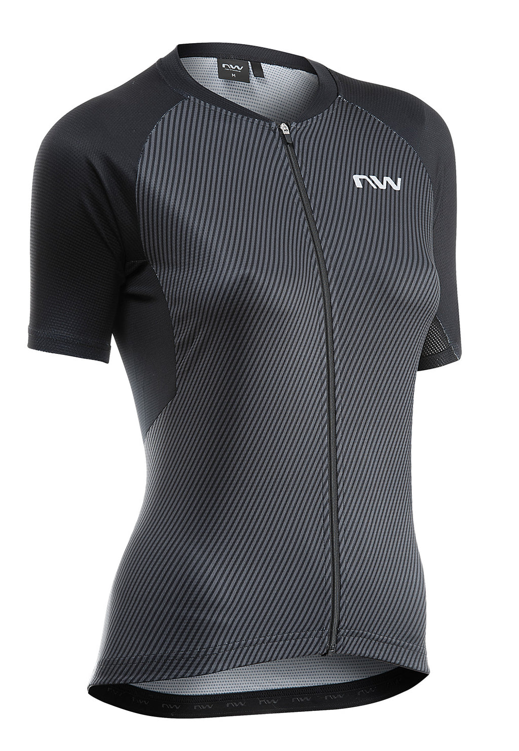 FORCE EVO WOMAN JERSEY SHORT SLEEVE - BLACK