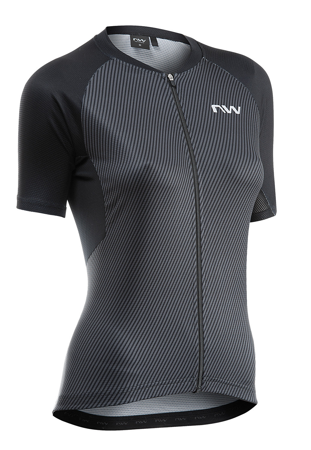 FORCE EVO WOMAN JERSEY SHORT SLEEVE - BLACK