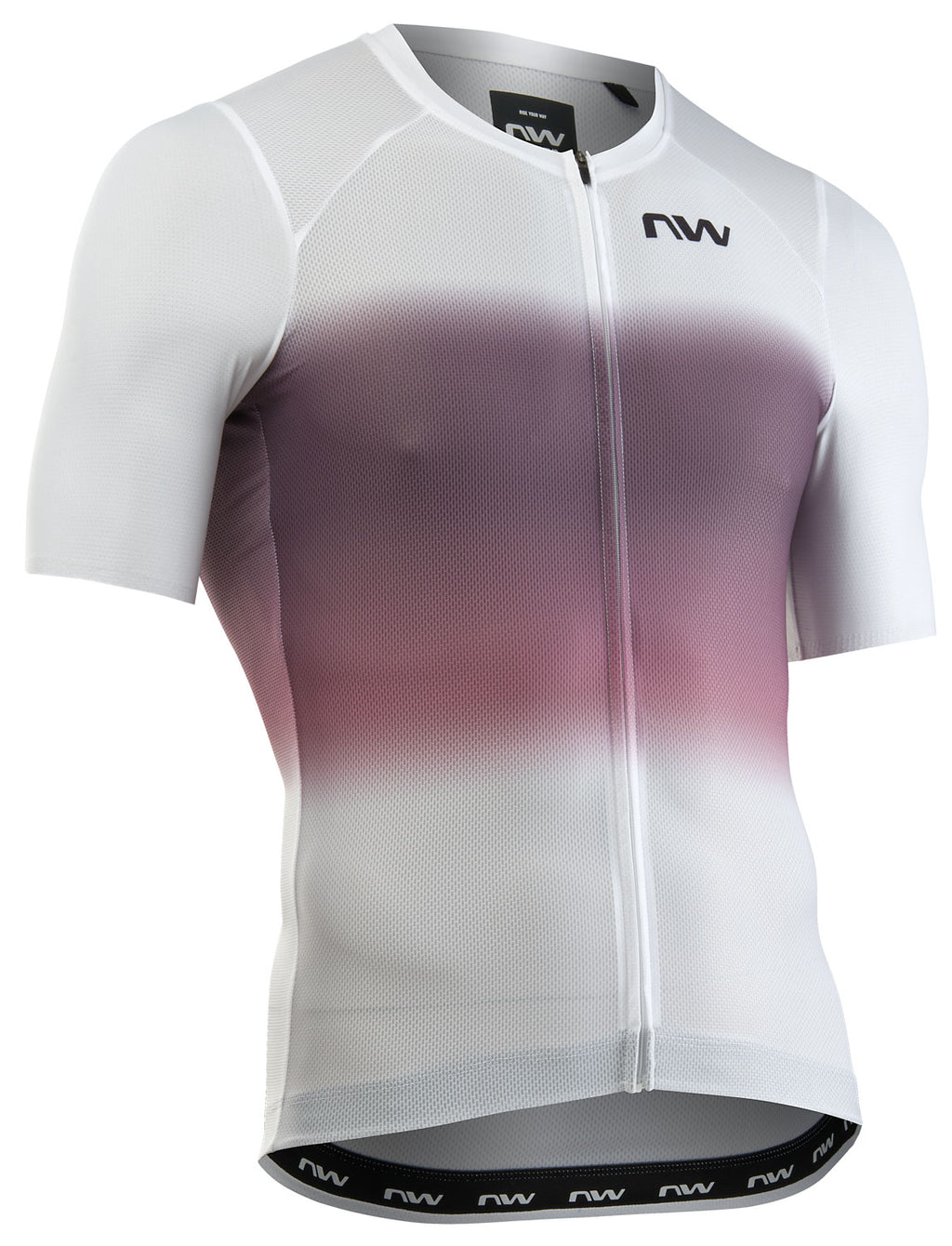 BLADE AIR JERSEY SHORT SLEEVE - WHITE/DUSTY MALVA