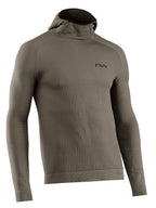 ROUTE KNIT HOODIE - FOREST GREEN