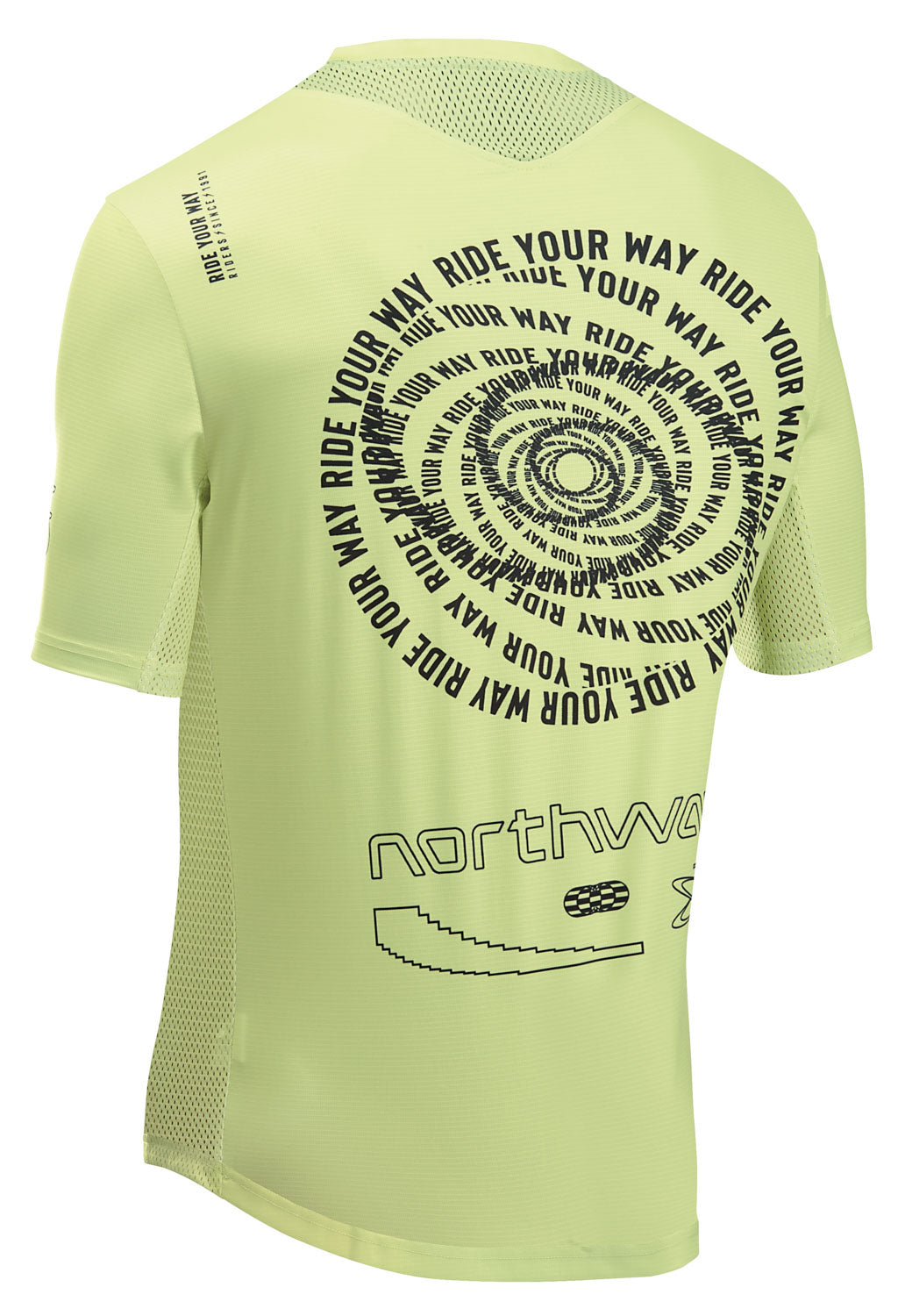 EDGE 2 JERSEY SHORT SLEEVE - COOL MATCHA/BLACK