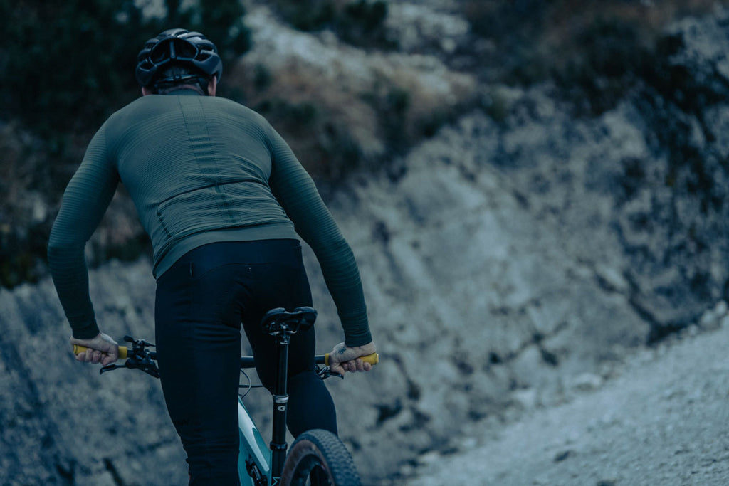 TRIP KNIT JERSEY - FOREST GREEN/BLACK