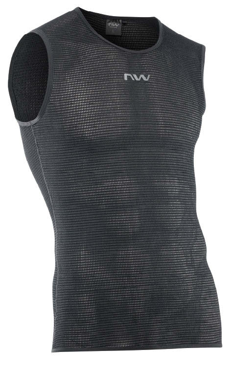 LIGHT JERSEY SLEEVELESS - BLACK