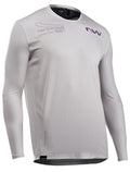 EDGE 2 JERSEY LONG SLEEVE - LIGHT GREY/DARK PURPLE