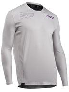 EDGE 2 JERSEY LONG SLEEVE - LIGHT GREY/DARK PURPLE