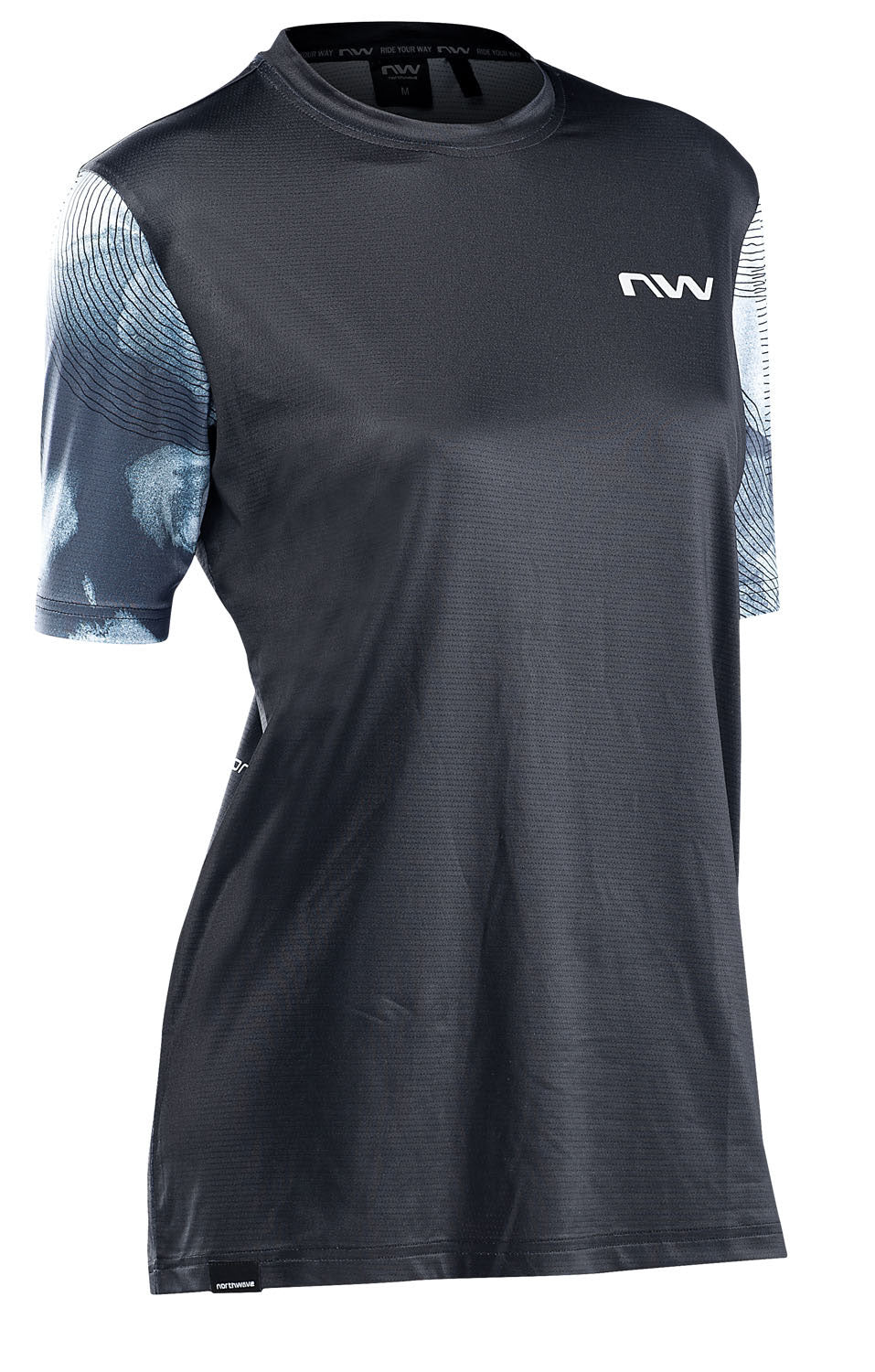 XTRAIL 2 WOMAN JERSEY SHORT SLEEVE - BLACK