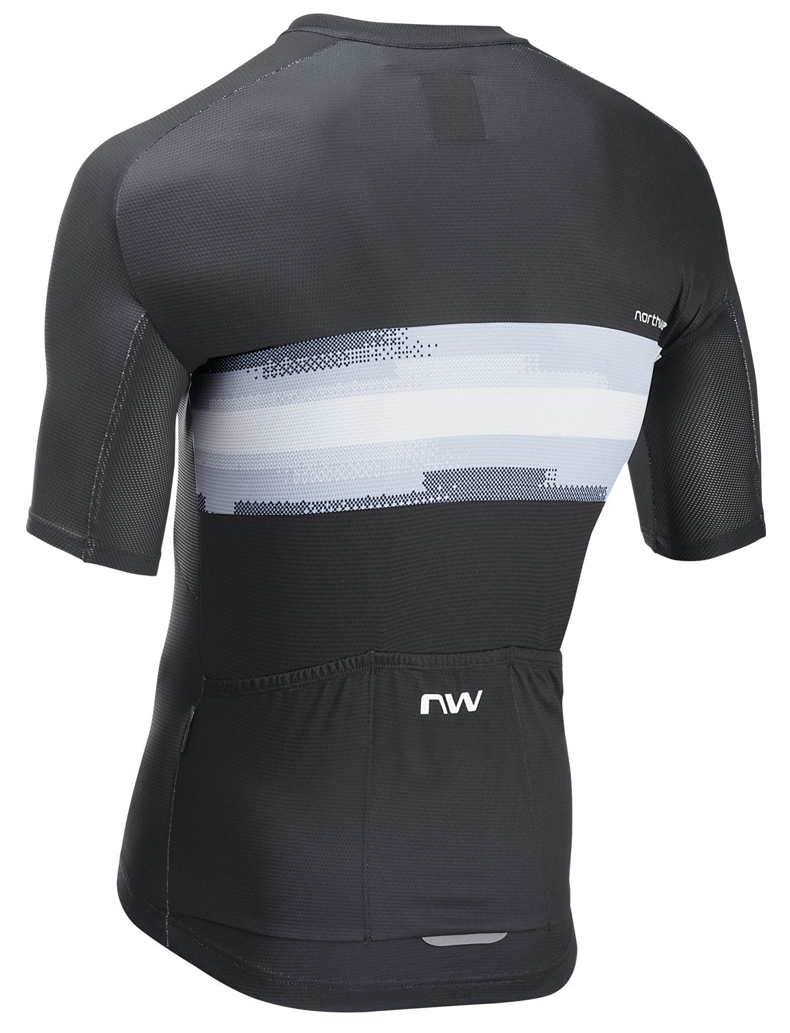 FORCE EVO JERSEY SHORT SLEEVE - BLACK/WHITE