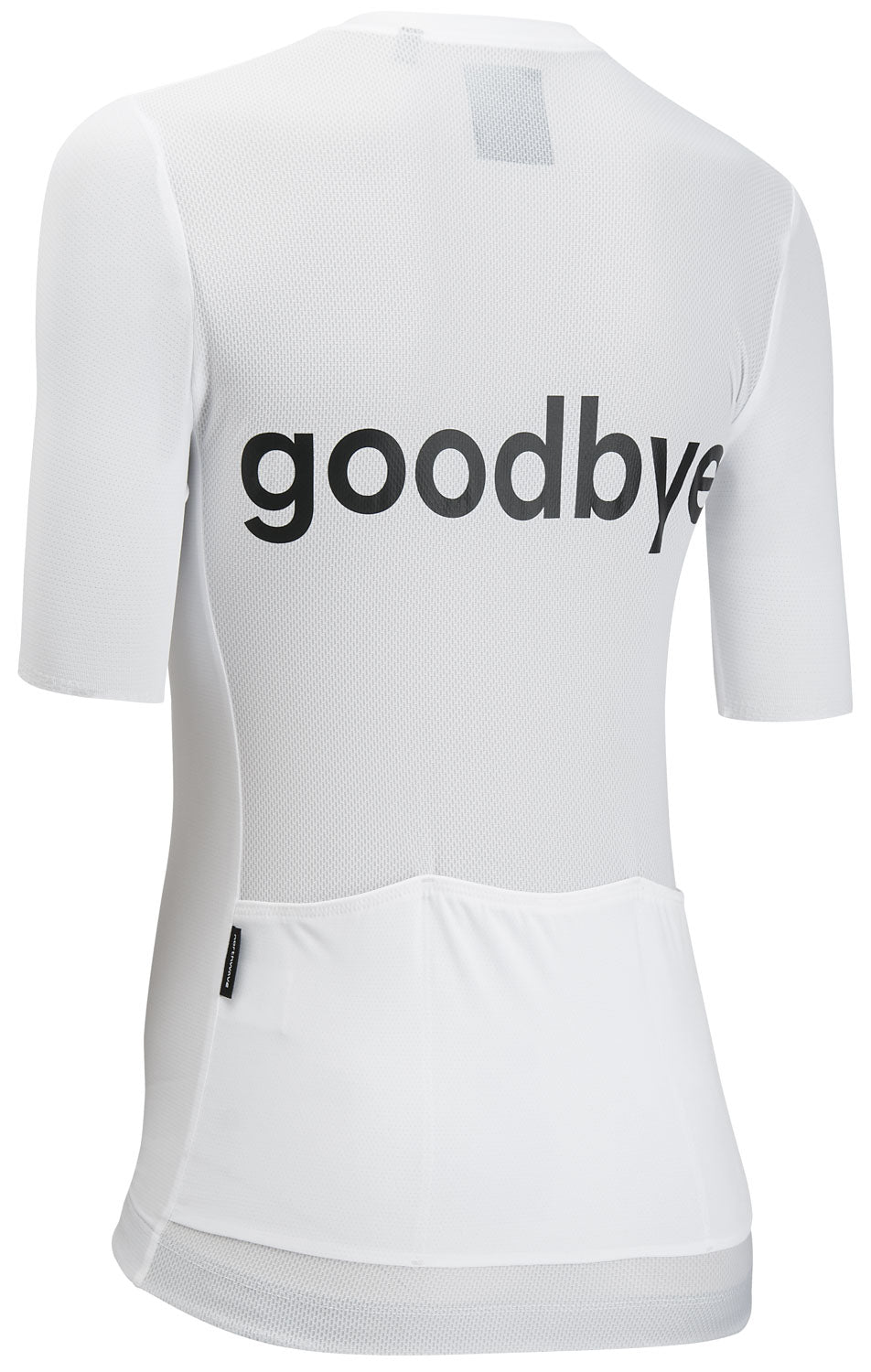 BLADE HELLO GOODBYE WOMAN JERSEY SHORT SLEEVE - WHITE
