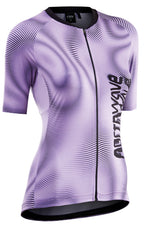 BLADE DOPPLER WOMAN JERSEY SHORT SLEEVE - LILAC/BLACK