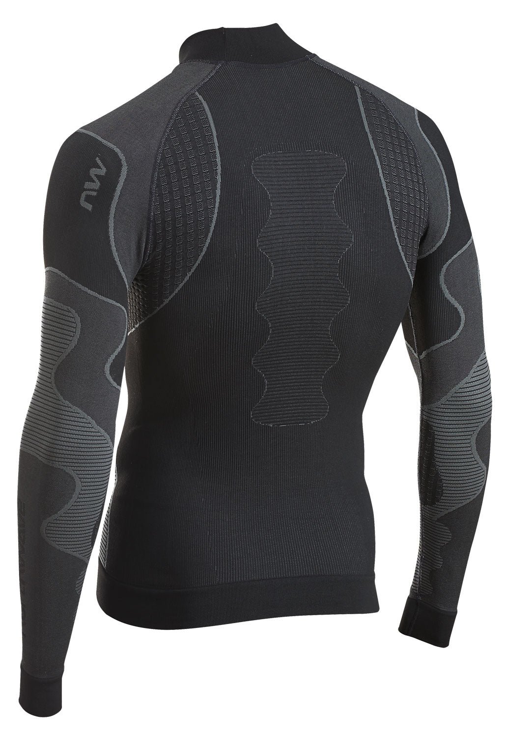 HIGH NECK REVOLUTION BASELAYER LS - BLACK