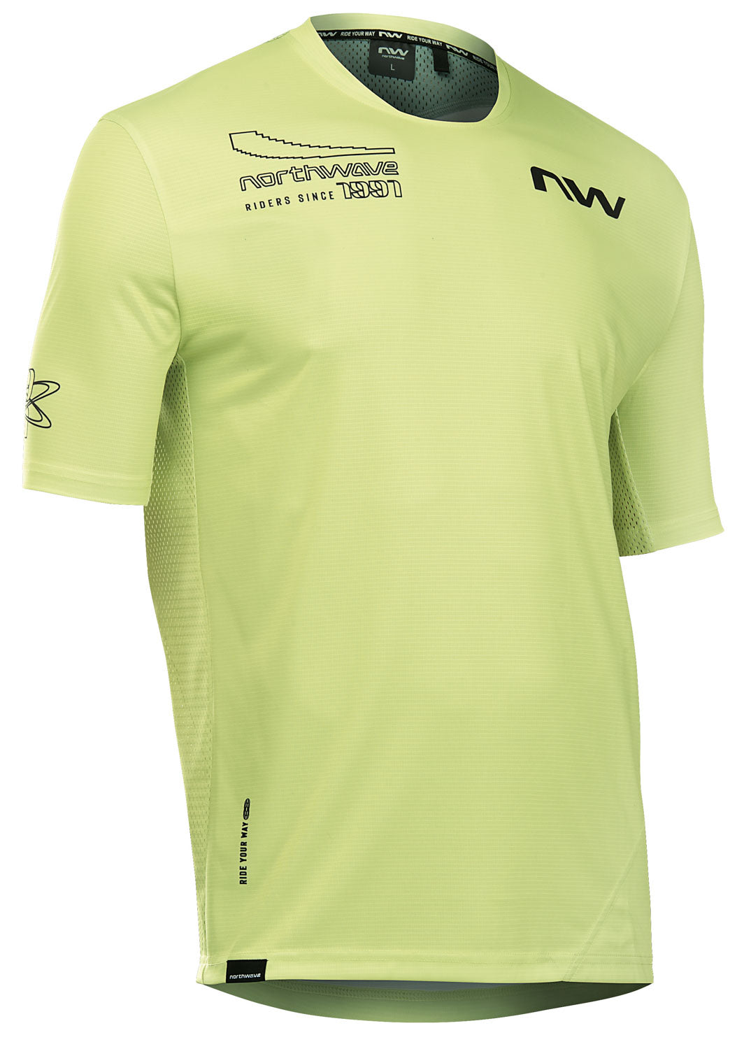 EDGE 2 JERSEY SHORT SLEEVE - COOL MATCHA/BLACK