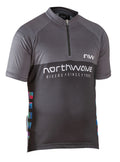 FORCE EVO JUNIOR JERSEY SHORT SLEEVE - BLACK/RADIANT RED