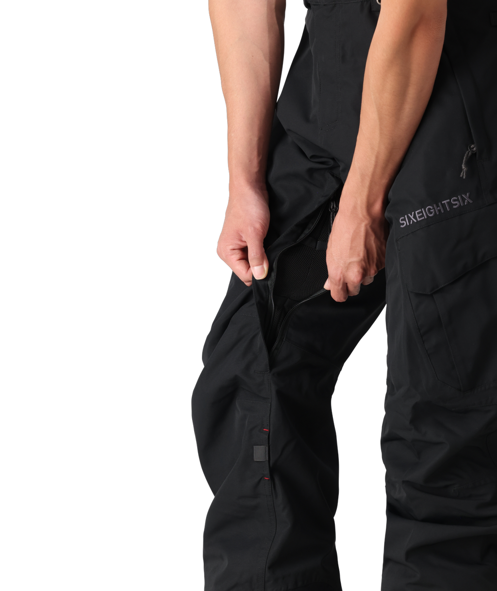SMARTY® 3-IN-1 CARGO PANT - SHORT - BLACK