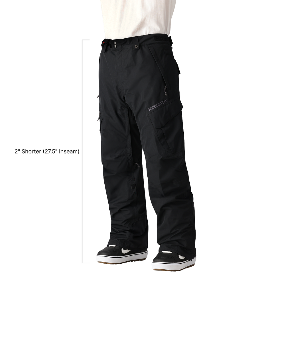 SMARTY® 3-IN-1 CARGO PANT - SHORT - BLACK