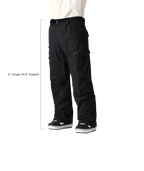 SMARTY® 3-IN-1 CARGO PANT - TALL - BLACK