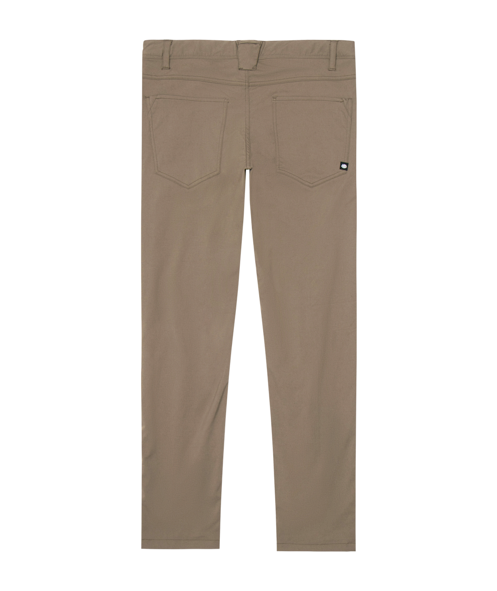 686 Men's Everywhere Merino Wool Lined Pant - Slim Fit - TOBACCO